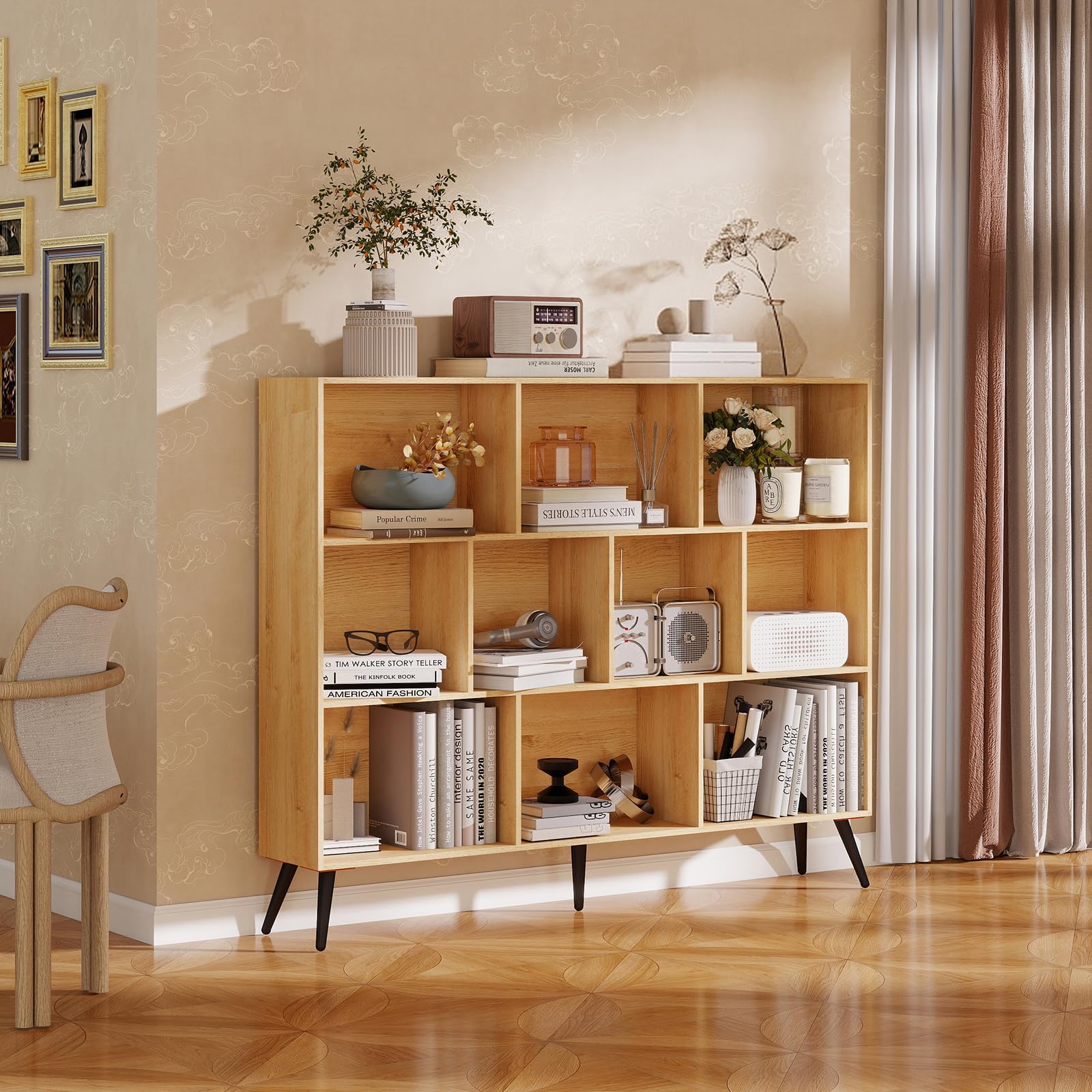 10-Cube Wooden Bookshelf With  - огляд і ціна Office X Furniture