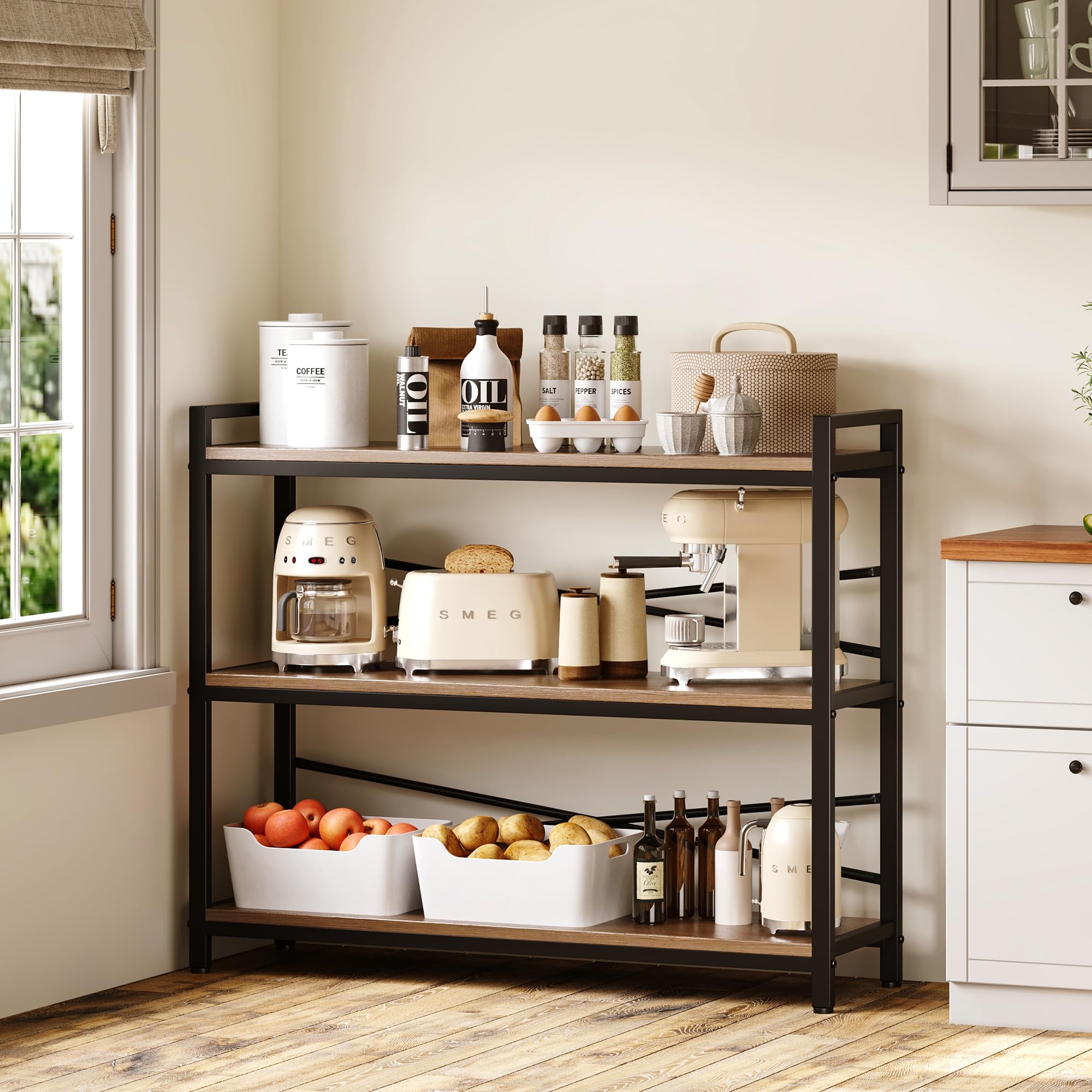 3 Tier Industrial Bookshelf Wo - огляд і ціна Office X Furniture