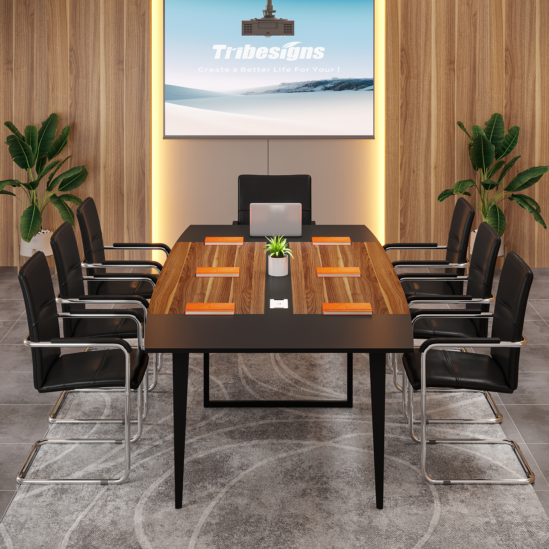 Tribesigns 8FT Conference Tabl - огляд і ціна Office X Furniture