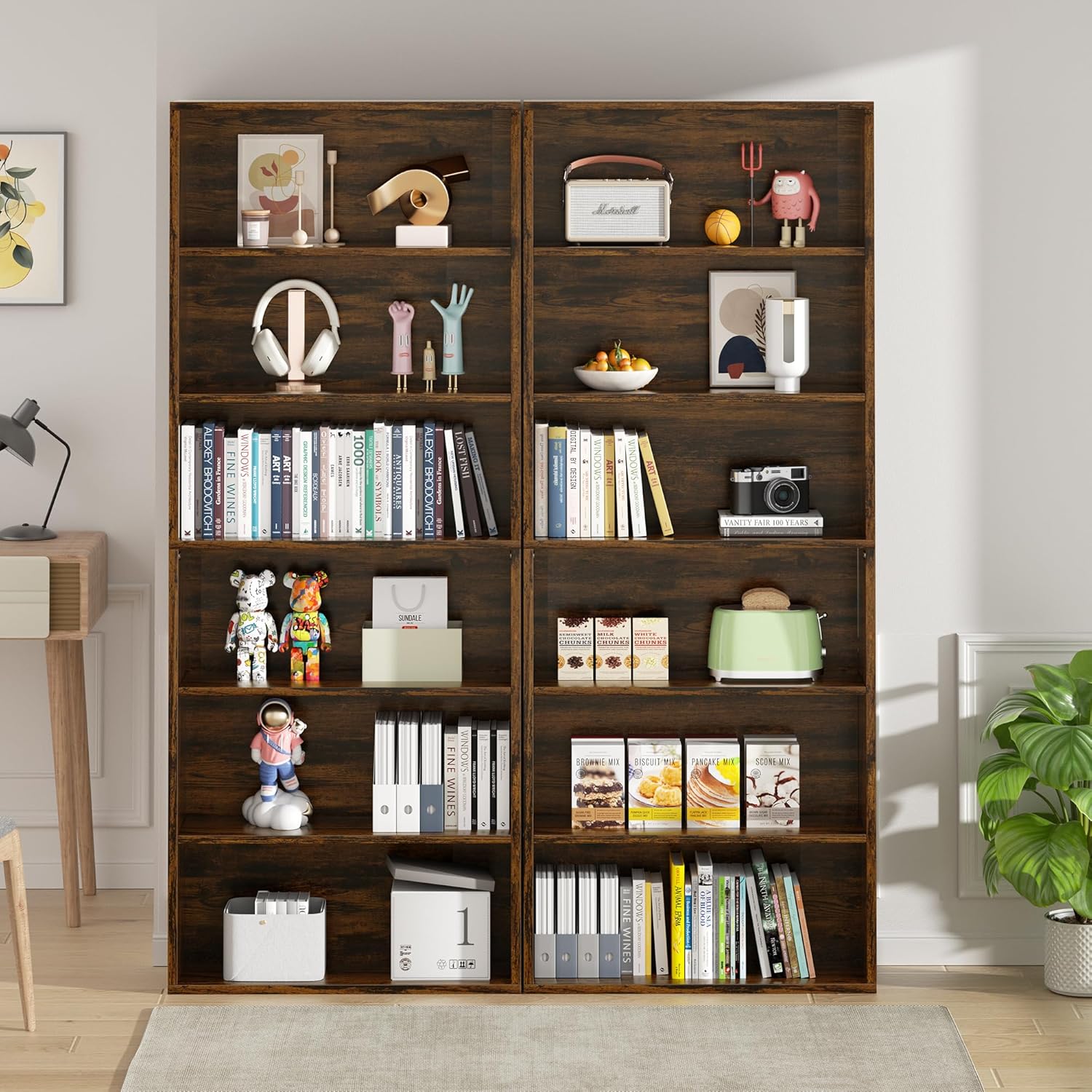 6-Tier Open Bookcase and Books - огляд і ціна Office X Furniture