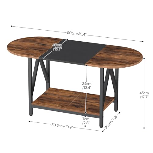 Industrial Two-Tier Oval Coffe - огляд і ціна Office X Furniture
