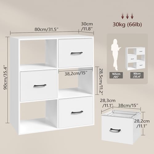White 3 Drawer File Cabinet Wi - огляд і ціна Office X Furniture