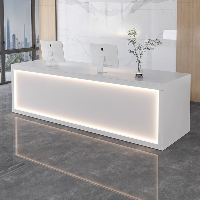 White Rental Reception Desks L - огляд і ціна Office Furniture Rental