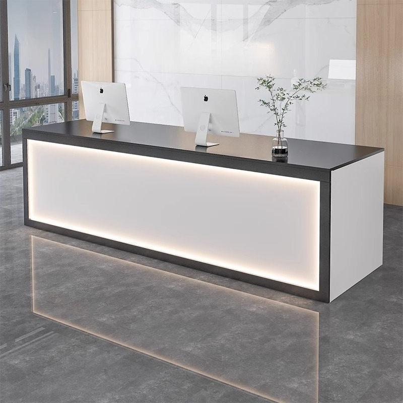 White Rental Reception Desks L - огляд і ціна Office Furniture Rental