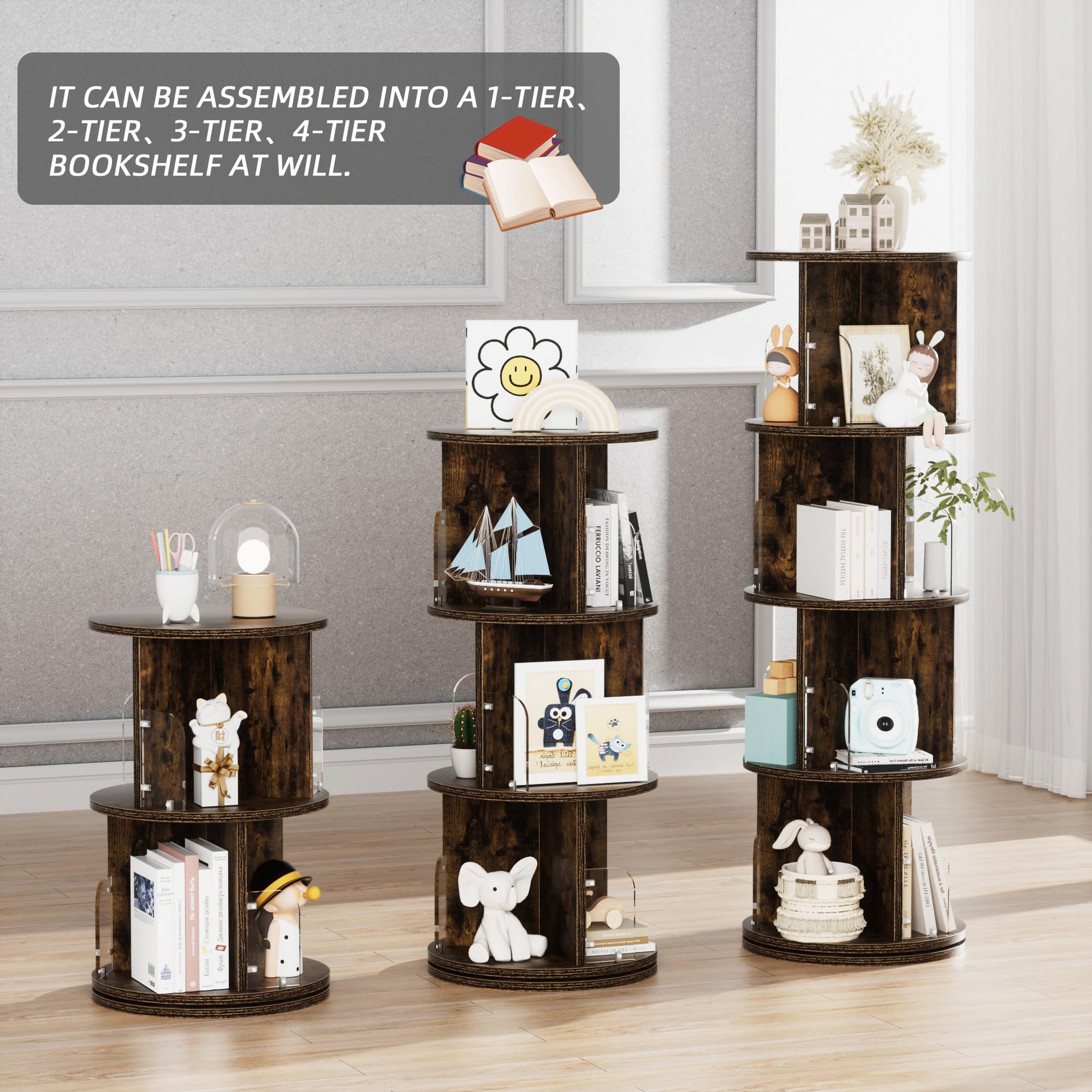 360 Degree Rotating Bookshelf  - огляд і ціна Office X Furniture
