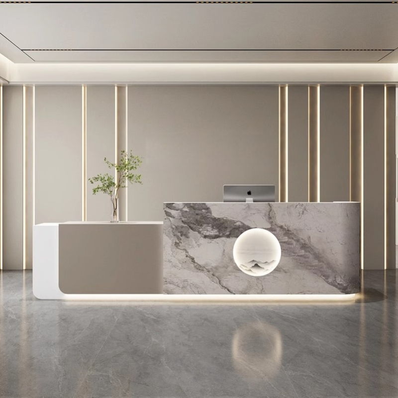 Silver Rental Reception Desks  - огляд і ціна Office Furniture Rental