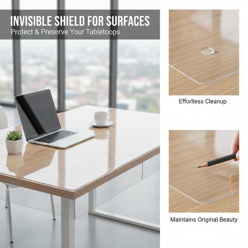 Transparent Desk Pad 36 x 60 I - огляд і ціна Office X Furniture